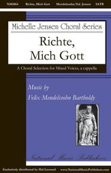 Richte Mich Gott SATB choral sheet music cover